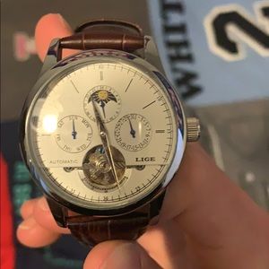 Lige Automatic Moonphase Watch.